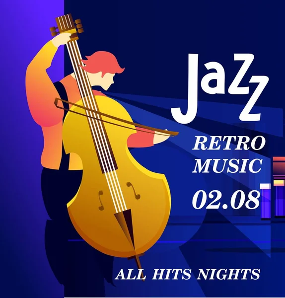 Jazz et blues — Image vectorielle