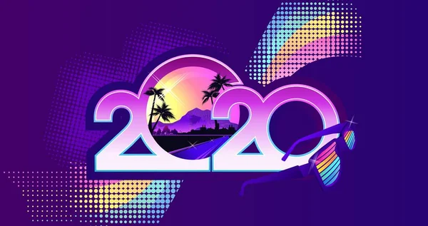 Календарь 2020 — стоковый вектор
