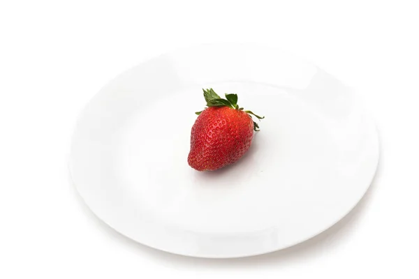 Strawberry White Background — Stock Photo, Image