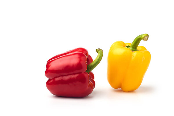 Sweet pepper on white background