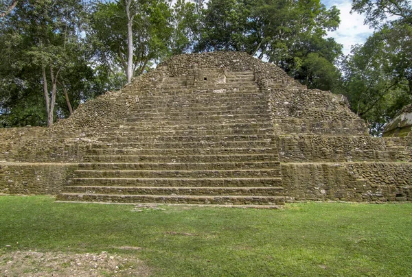 Świątynia Majów Położony Kompleks Nazwie Cahal Pech Belize Ameryce Środkowej — Zdjęcie stockowe