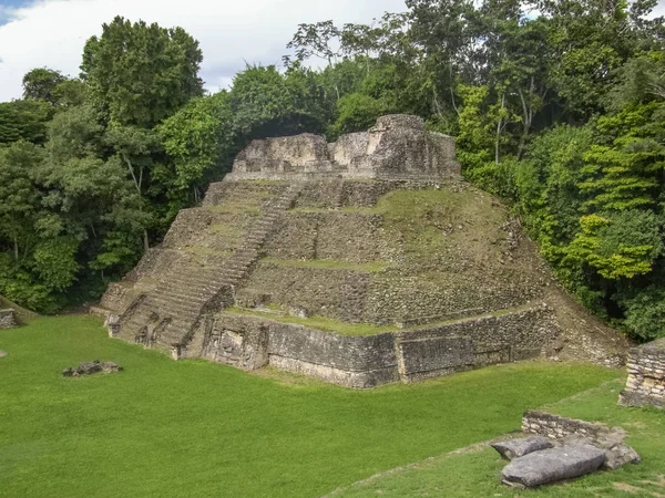 Maya Archeologicznego Nazwie Caracol Znajduje Się Belize Ameryce Środkowej — Zdjęcie stockowe