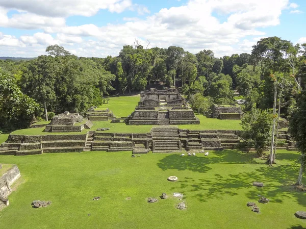 Ancient Maya Archaeological Site Named Caracol Located Belize Central America — Stock Photo, Image