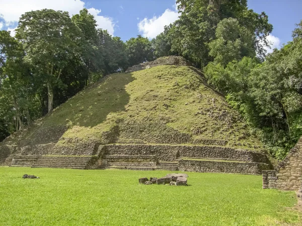 Ancient Maya Archaeological Site Named Caracol Located Belize Central America — Stock Photo, Image