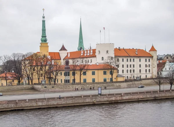 Uitzicht Stad Van Riga Hoofdstad Stad Van Letland — Stockfoto