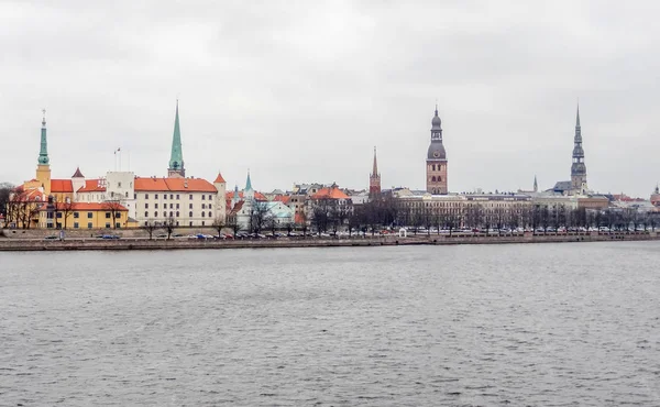 Vista Panorâmica Riga Capital Letónia — Fotografia de Stock