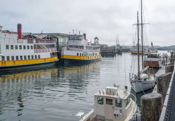 Hamnlandskap Portland Stad Maine Usa — Stockfoto