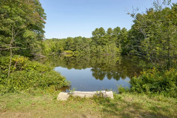 Paysages Riverains Autour Yarmouth Dans Comté Cumberland Dans Maine États — Photo