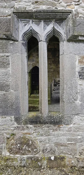 Historické Kaple Okno Vidět Irsku — Stock fotografie