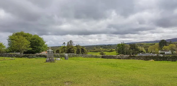 Idyllische Landschaft Rund Einen Friedhof Westen Irlands — Stockfoto