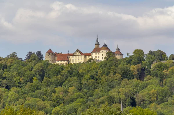 Zamek Langenburg Południowych Niemczech Okresie Letnim — Zdjęcie stockowe