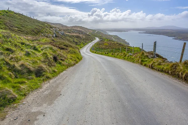 Idyllische Kustlandschappen Rond Sky Road Connemara Een Regio West Ierland — Stockfoto