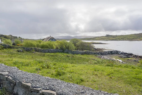 Landschap Langs Het Water Connemara Een District Ierland — Stockfoto