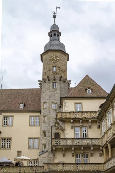 Detalj Langenburg Slott Södra Tyskland — Stockfoto