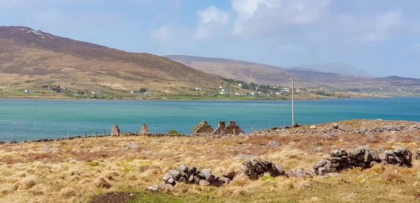 Idyllische Kustlandschappen Rond Sky Road Connemara Een Regio West Ierland — Stockfoto