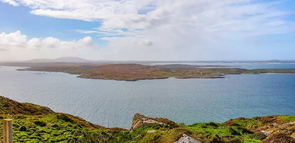 Idyllische Kustlandschappen Rond Sky Road Connemara Een Regio West Ierland — Stockfoto