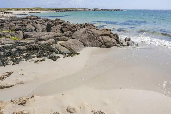 アイルランドのクリッデン周辺の日当たりの良い海岸風景 — ストック写真