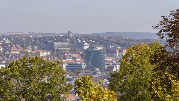 Vue Aérienne Wuerzburg Une Ville Franconienne Bavière Allemagne — Photo