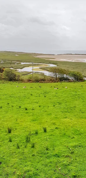 Idyllische Kustlandschappen Rond Sky Road Connemara Een Regio West Ierland — Stockfoto