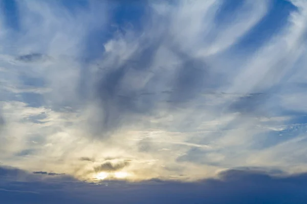Полная Рамка Абстрактная Картинка Показывающая Красочное Небо Вечернее Время — стоковое фото