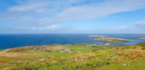 Прибрежные Пейзажи Вокруг Скай Роуд Коннемаре Регионе Западе Ирландии — стоковое фото