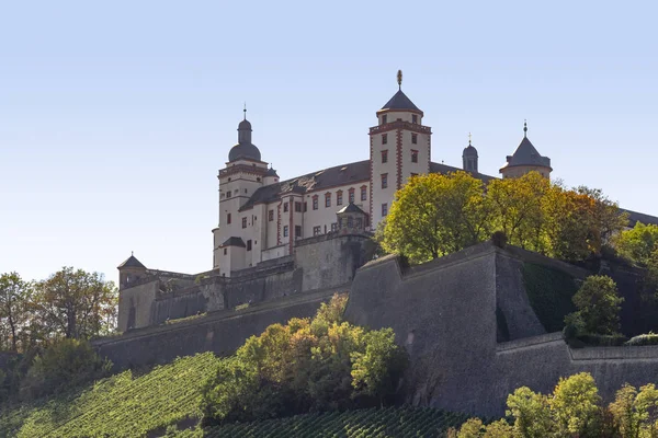 Fortaleza Marienberg Cerca Wuerzburg Franconia Una Zona Bávara Alemania — Foto de Stock