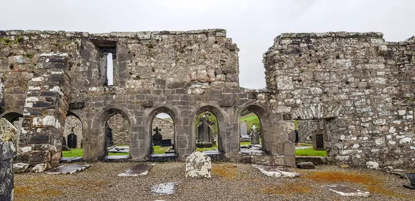 Stary Cmentarz Connemara Region Irlandii — Zdjęcie stockowe
