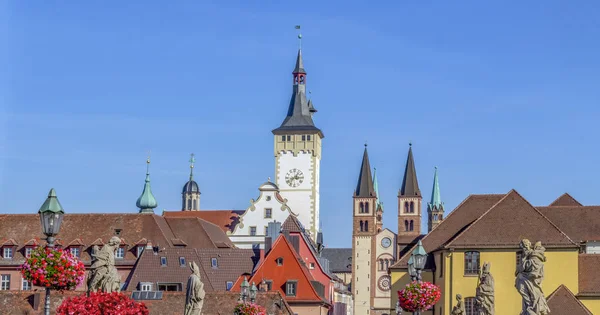 Impressione Wuerzburg Una Città Franconiana Baviera — Foto Stock