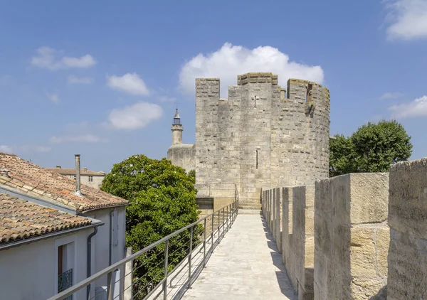 Aigues Mortes Fransa Bir Komün Mimari Detay Adlı — Stok fotoğraf