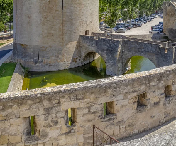 Detalle Arquitectónico Una Comuna Llamada Aigues Mortes Francia —  Fotos de Stock