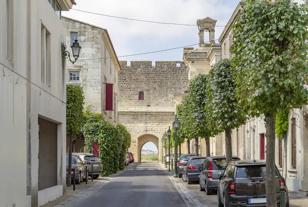 Uitzicht Stad Van Een Gemeente Met Naam Aigues Mortes Frankrijk — Stockfoto