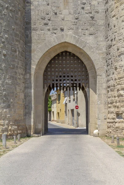 City Wall Commune Named Aigues Mortes France — Stock Photo, Image