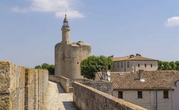 Vista Ángulo Alto Una Comuna Llamada Aigues Mortes Francia —  Fotos de Stock