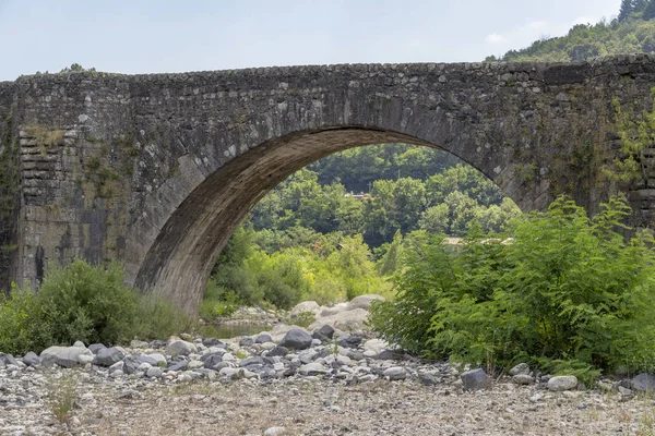 Historic Stone Bridge Ardeche River Southern France — Stock Photo, Image