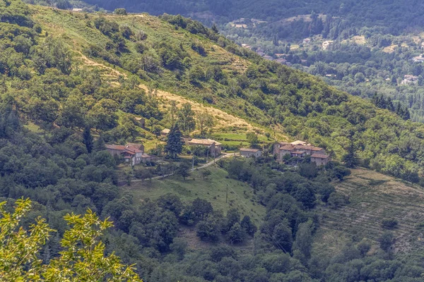 Idyllische Landschap Auvergne Rhone Alpes Zuid Frankrijk — Stockfoto