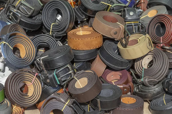 Rolled belts — Stock Photo, Image