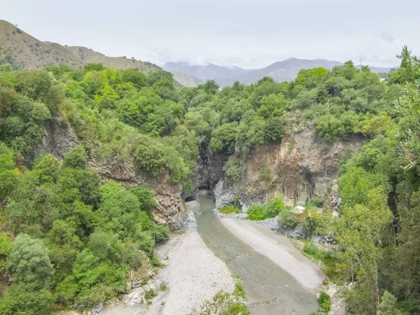 Οδός φαράγγια Αλκαντάρα — Φωτογραφία Αρχείου