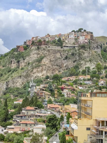 Castelmola în Sicilia — Fotografie, imagine de stoc