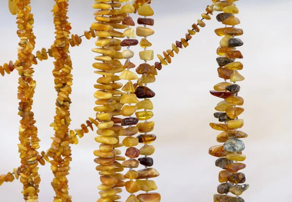 Amber jewelry — Stock Photo, Image