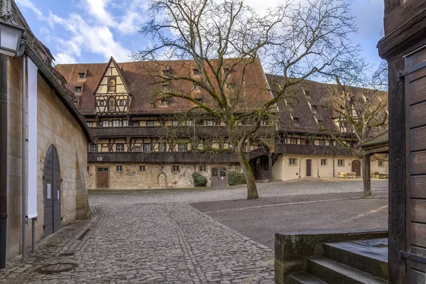 Altes Schloss in Bamberg — Stockfoto