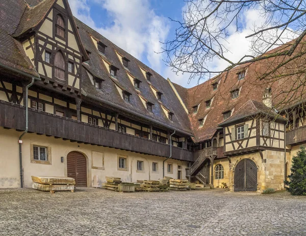Altes Schloss in Bamberg — Stockfoto