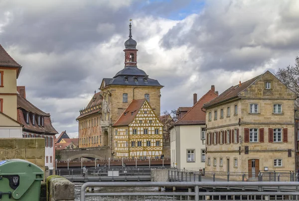 Bamberg no rio Regnitz — Fotografia de Stock