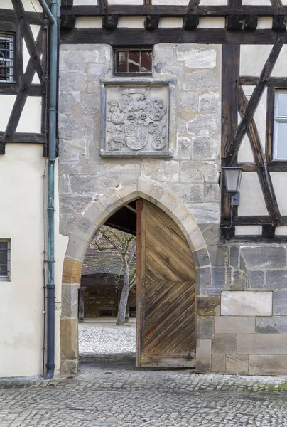 Architektonisches Detail in Bamberg — Stockfoto