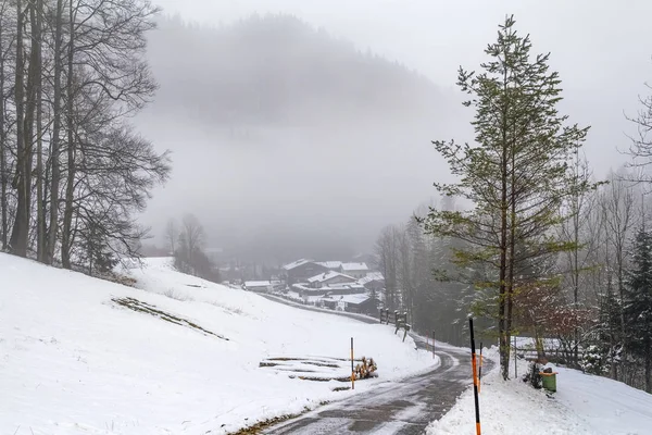 Beierse winter landschap — Stockfoto