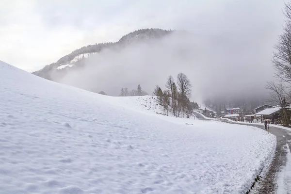 Beierse winter landschap — Stockfoto