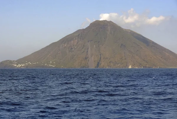 Stromboli vulkan — Stockfoto