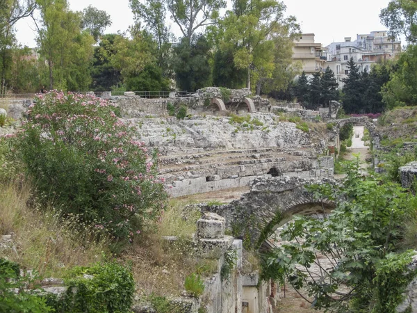 Das antike Syrakus auf Sizilien — Stockfoto