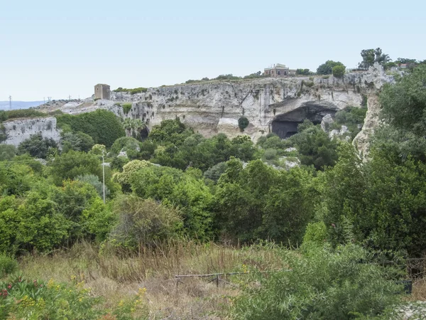 Ősi Syracuse Szicíliában — Stock Fotó