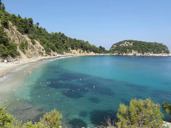 Coastal Scenery Skopelos Sporades Island Group Greece — Stock Photo, Image