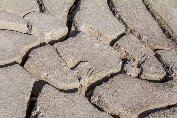 Natural Abstract Background Fissured Dry Loam — Stock Photo, Image